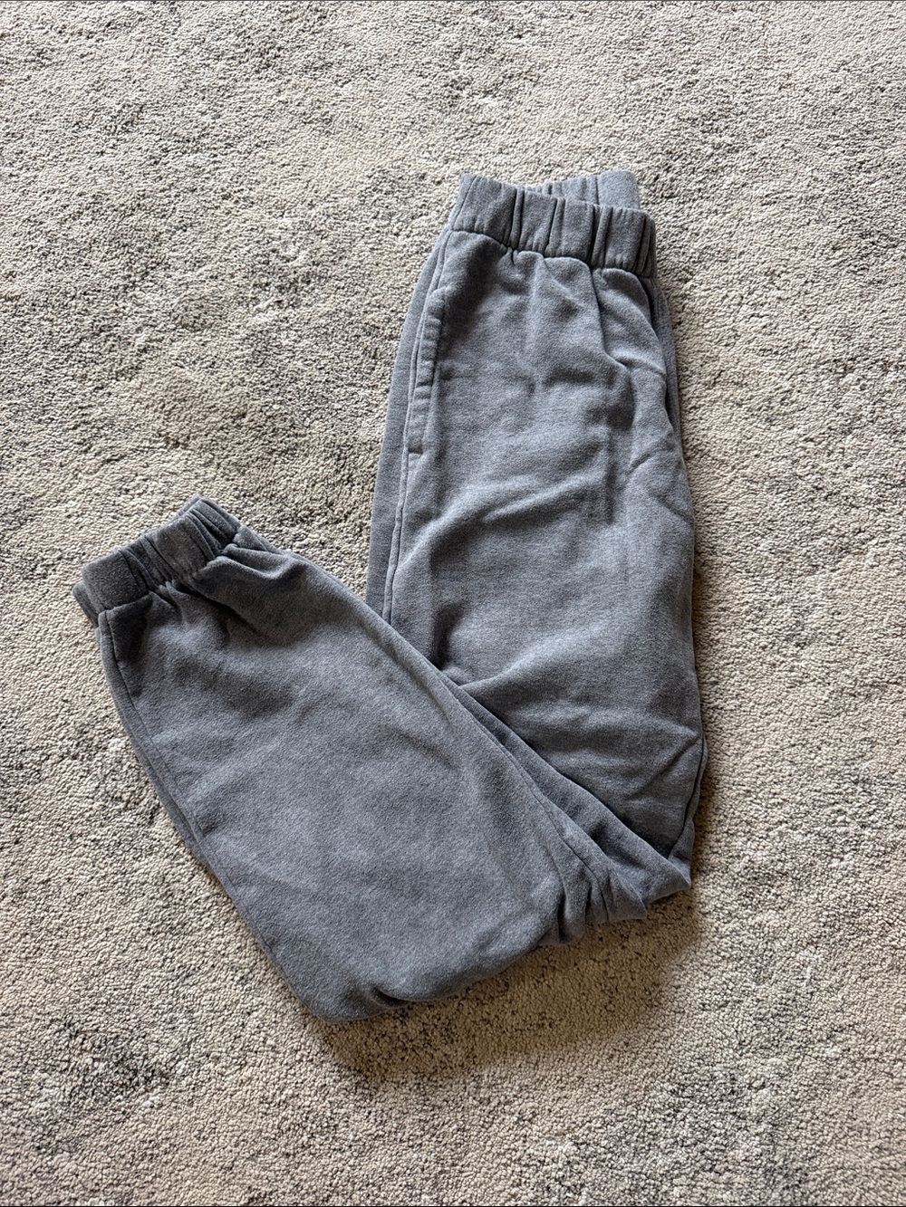 Hollister Gray Fleece Jogger Pants XXS